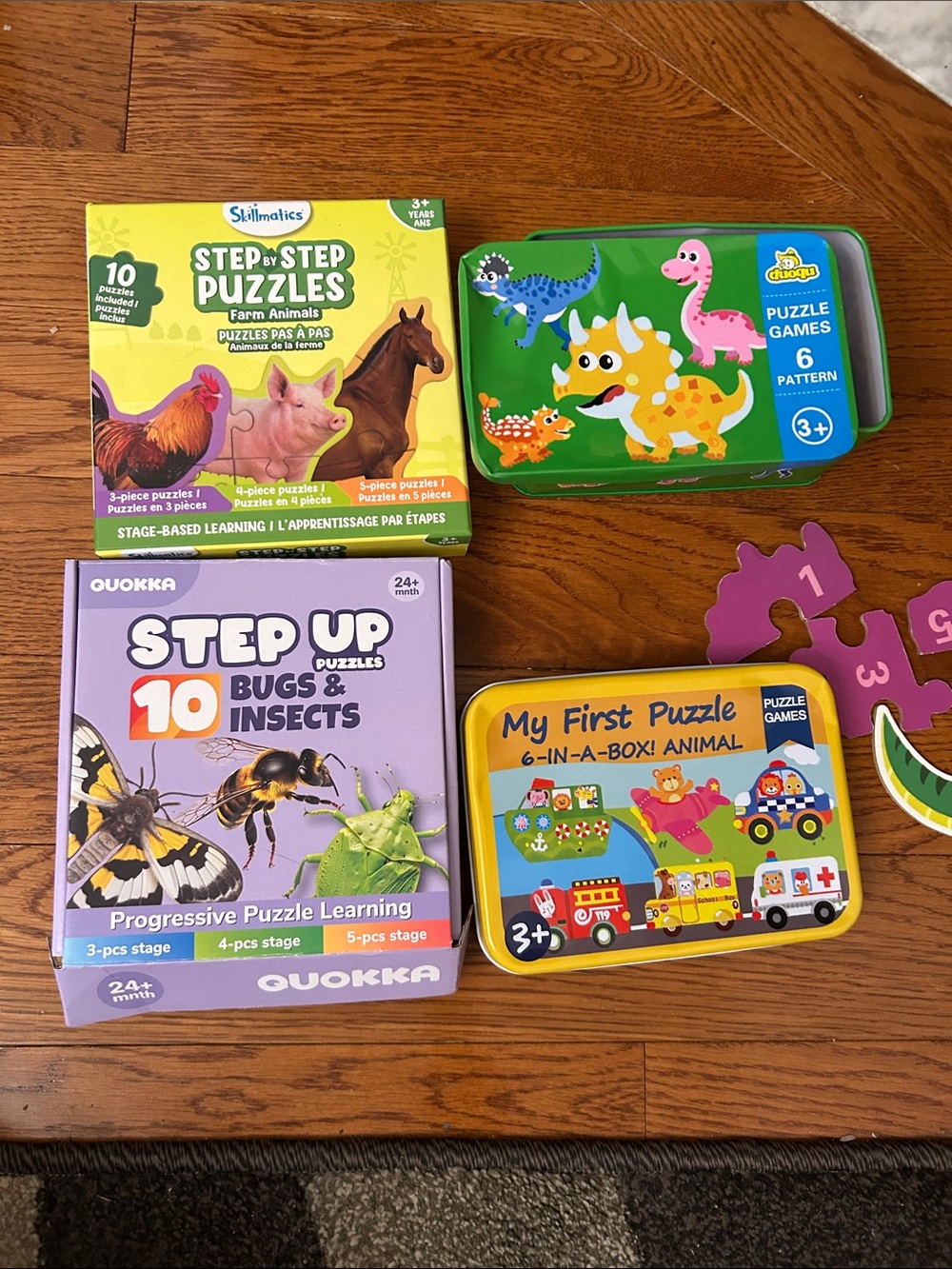 4 pc toddlers Puzzle set